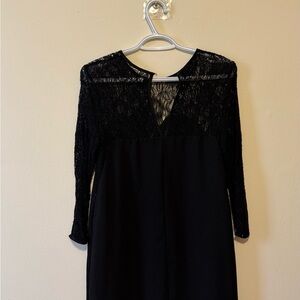 Elegant Black Lace Dress